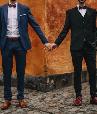 gay couple holding hand