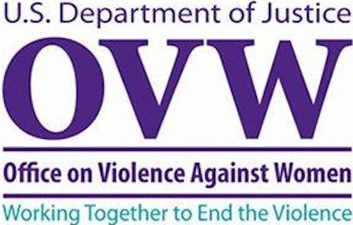  U.S. Department of Justice Office on Violence Against Women logo 